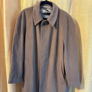 ジャケット・アウター FENDI Vintage Wool Chester Coat Fendi Jacket, Size 40 IT: Distinctive FF Pattern